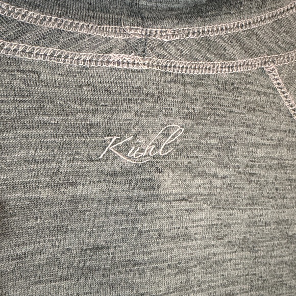 KUHL Women’s Cowl Neck Sweatshirt Lightweight Aspen Snowmass Embroidered Logo - Picture 8 of 11